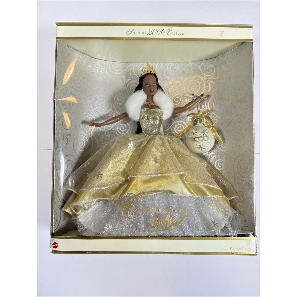 2000 Celebration Holiday Barbie Doll African American Special Edition 28270